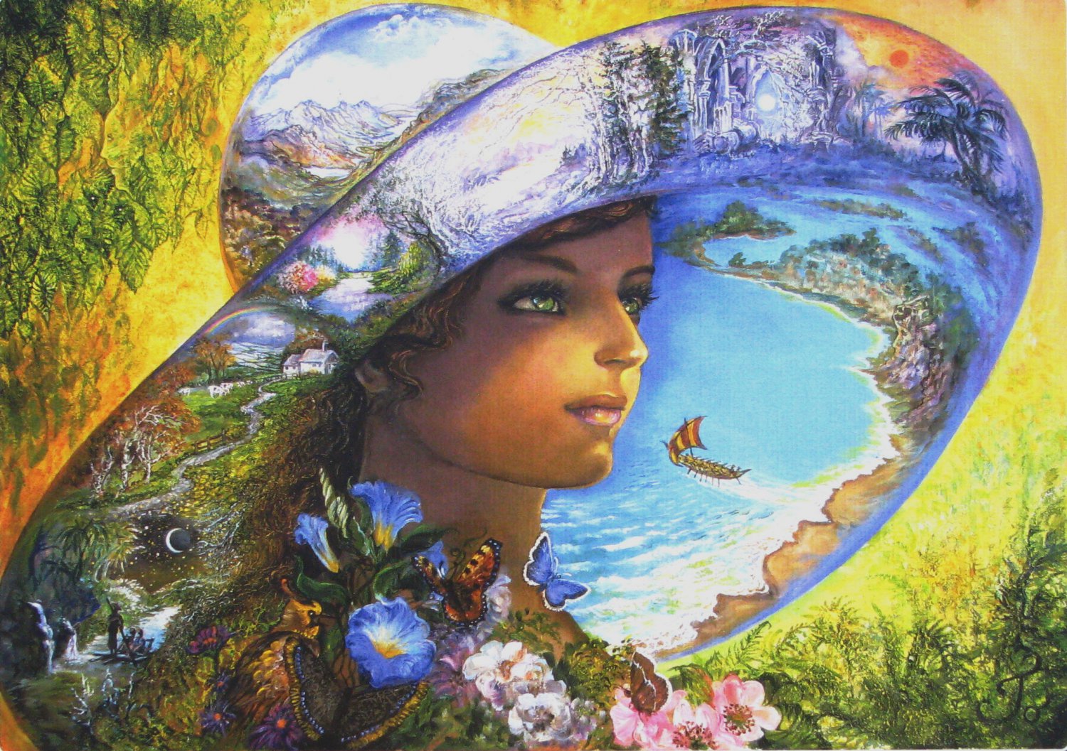 рожана богиня славян. про мир женщин. художница фэнтези жозефины уолл. про мир женщин. женская энергия.