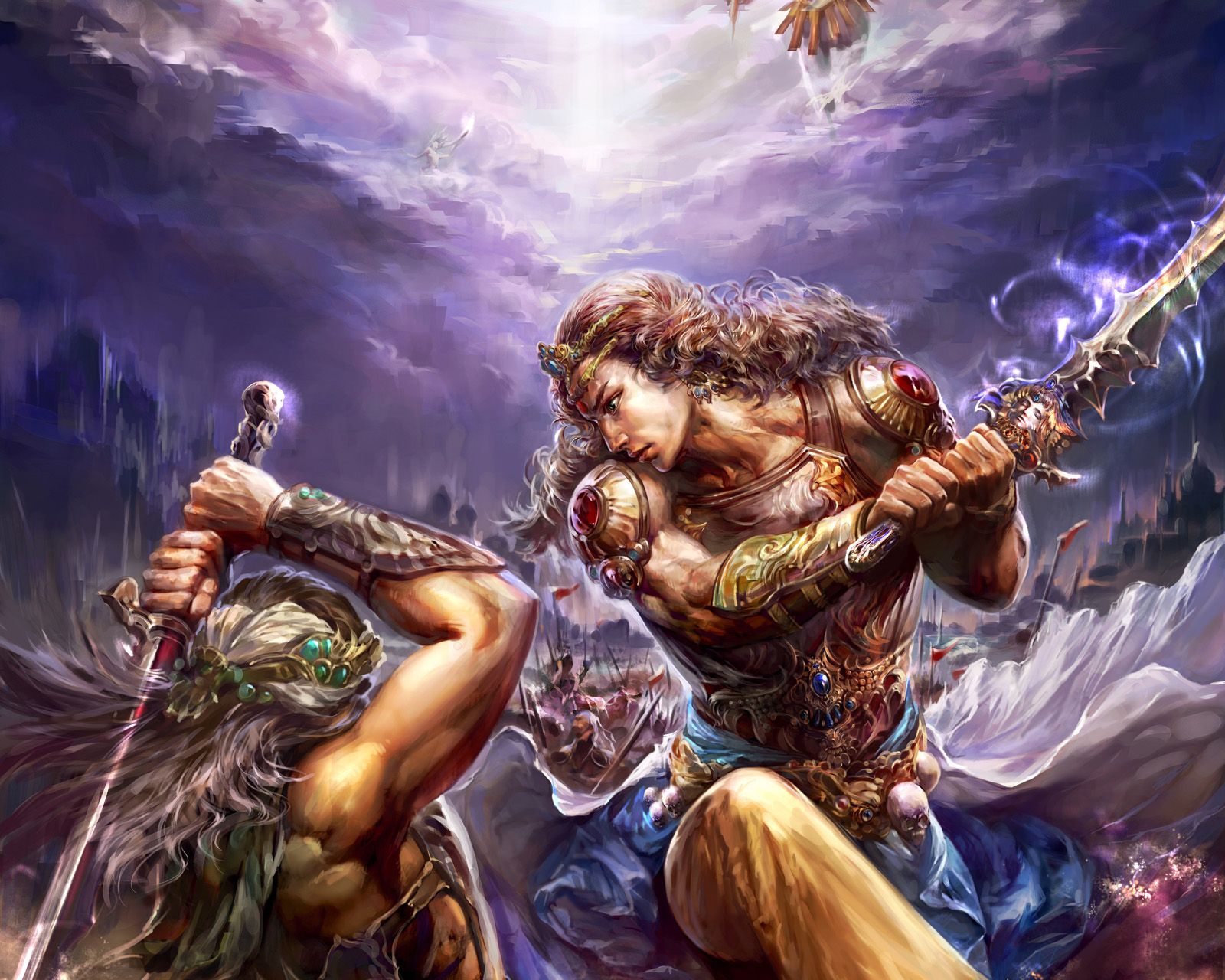 Махабхарата. Глава тридцать первая "Битва с гандхарвами". Часть 3 Махабхарата. Глава тридцать первая "Битва с гандхарвами". Часть 3