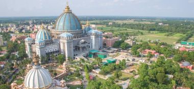 В Храме Ведического Планетария ведутся работы по оформлению башен