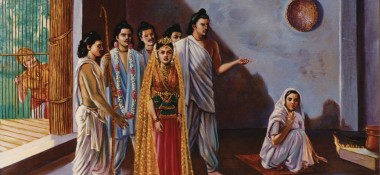 Махабхарата. Глава одиннадцатая "Пандавы женятся на Драупади". Часть 1