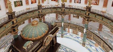 Изображения завершенного храма и зала Нрисимхадева