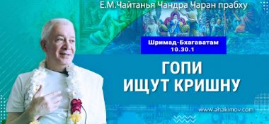 Добавлена лекция "Гопи ищут Кришну" по книге "Шримад-Бхагаватам" песнь 10, глава 30, стих 1, которая состоялась во Вриндаван Парке 20 ноября 2024 года