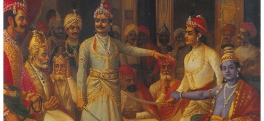 Махабхарата. Глава двенадцатая "Дхритараштра отдает половину царства". Часть 1